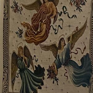 Elegant 26 x 26 Angel Tapestry Wall Decor